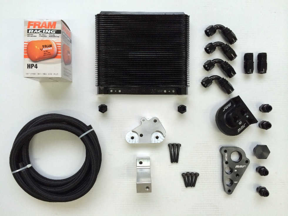 TraX Pack External Oil Cooler kit for Shelby 2007-2014 GT 500